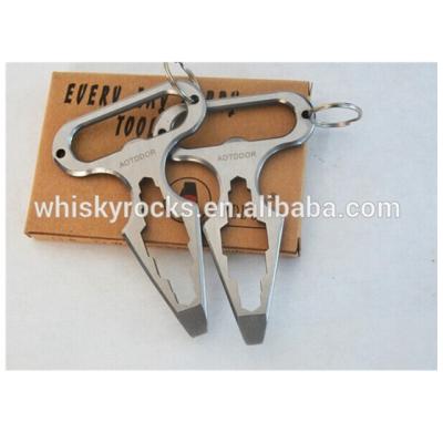 China Multi Viable Spike Defense Tool Bottle Opener Wrench Screwdriver for sale