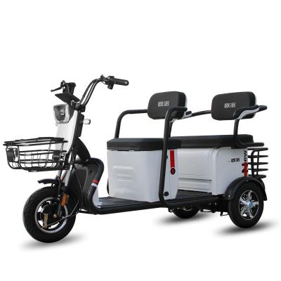 China Hot selling passenger electric tricycle in electric scooters 3 three wheel disability with padals for adults/elderly for sale