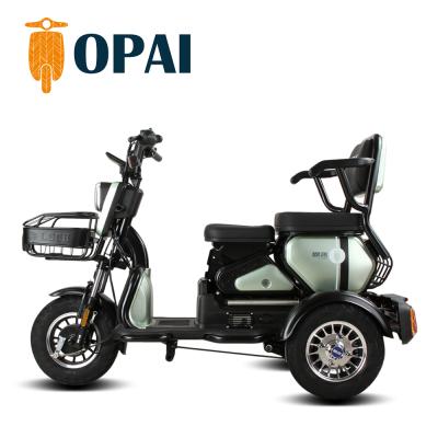 China Opai Wholesale 3 Wheel Passenger Scooter Mini Electric Foldable Electric Tricycle For Adult for sale