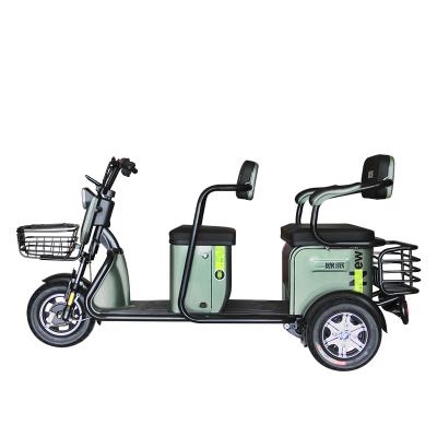 China Hot Selling OPAI Passenger Scooter Tricycle Three Wheel Discount Adult Electric Tricycles With Pedal for sale