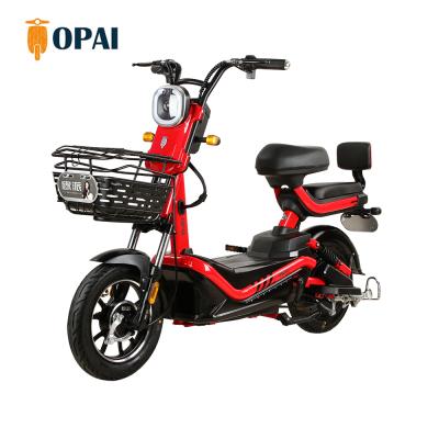 China Electric Moped E Scooter 48V 250W 350w 450w Pedal Assist CE Standard CE Certificate Moped 2 Person Electric Bike for sale