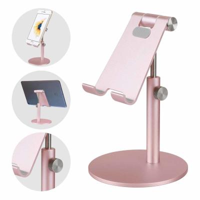 China Adjustable Aluminium Folding Desktop Phone Stand 7.5inch height Lightweight for sale