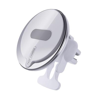 China Air Vent Magsafe Charger Car Mount 15W Fast Charging Magnetic for sale