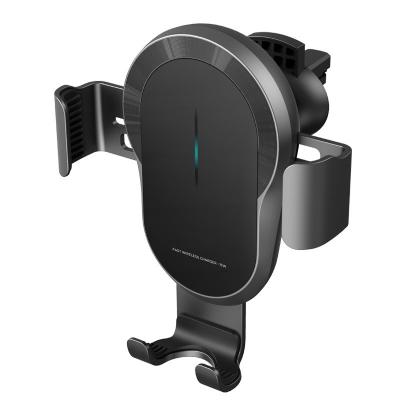 China Fast Charging Wireless Car Charger Mount Auto Sensor For Samsung / Iphone for sale