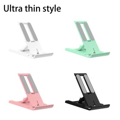 China Anti Slip Foldable Desktop Phone Stand Ultra Thin Mini ABS for sale