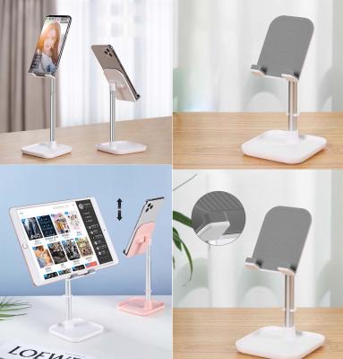 China Alu Alloy ABS Silicone Cell Phone Stand For Desk Adjustable for sale