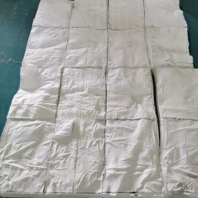 China oil box & water absorption capacity mutilated sheets Rags White Cotton Wiping Rags for sale