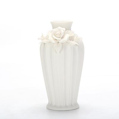 China Traditional Chinese High Quality Durable Tall Luxury Flower Vases For Home Decor Ceramic for sale