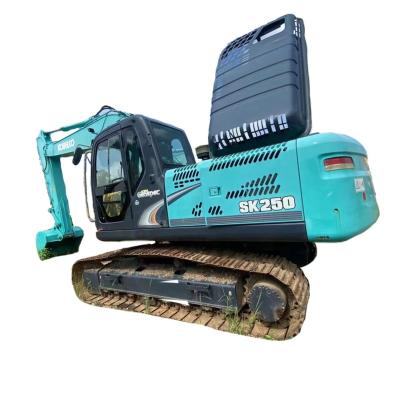 China Used Heavy Machinery Excavator Kobelco Sk 250 25ton Used Excavator For Sale 1.1mÂ ³ for sale