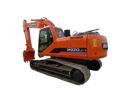 China Hot Sale Low Price Cheap Used Digger DOOSAN DH220 Excavator Used Digger CAD 220 In Good Condition 0.93mÂ ³ for sale