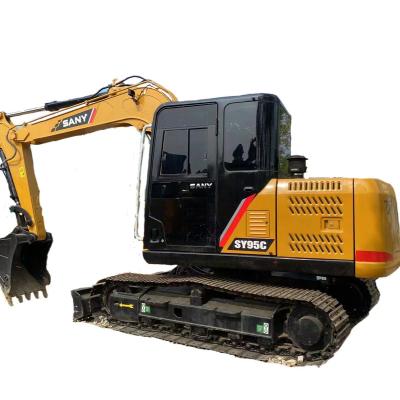 China Mini Excavator 9 Ton Sany 95C Used Excavator For Construction Machinery Sany SY95 For Sale 0.9mÂ ³ for sale