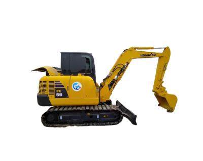 China Second Hand Komatsu PC 56 Used Mini Excavator Komatsu PC56 For Sale Manual Crawler PC 56 Digger China Factory 0.1mÂ ³ for sale