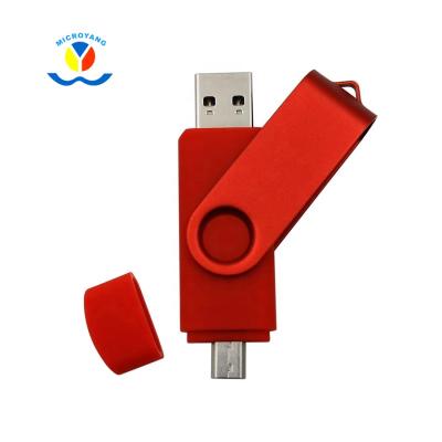 China Metal+ABS Microyang OTG USB Flash Drive 128GB 64GB 32GB 16GB 8GB 4GB 2GB Pen Drive Smartphone for sale