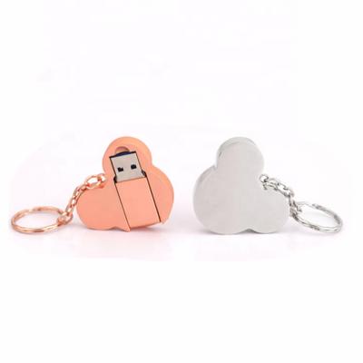 China Custom Metal U Disk LOGO Mickey Key Chain USB Drive 16G Stainless Steel Mickey 8G Gift USB Flash Stick for sale