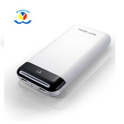 China LED display low price mini portable lithium polymer fast charge powerbank portable high quality 10000mah/20000mah power bank. for sale