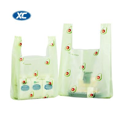 China 100% biodegradable and compostable; Cornstarch Nature Food Grade T-shirt Vest Bag Eco-friendly 100% Biodegradable Plastic Bags Biodegradable Bag for sale