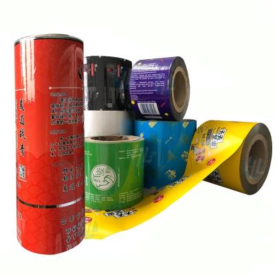 China Support Moisture Proof Auto Running Compound Printing Stick Heat Seal Plastic Plastic Product Packaging OEM Roll Film for sale