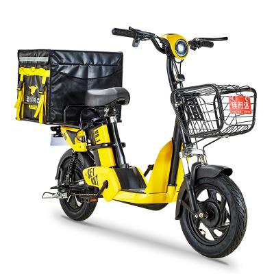 China 2 wheel steel lithium battery removable ebike cargo electric cycle for sale