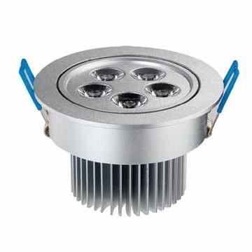 China Cool White, Warm White 5W Recessed LED Downlight With White / Sliver / Black Housing for sale