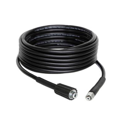 China Wash 3300 PSI Double-Layer Polyester Braided 70ft Hose Car Wash Accessories Pressure Joint With M 22*1.5 And Screw Nut M14*1.5 for sale