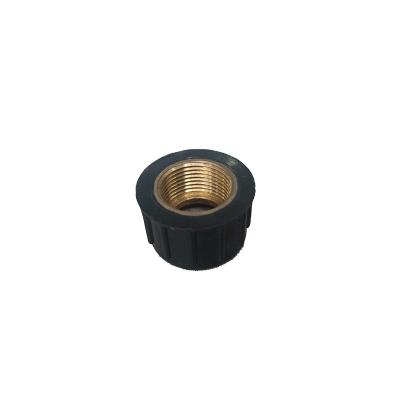 China Large Quantity PA+CU M22 Nut Durable Favorably Made Of PA Material With 1.5 Thread Copper Cover for sale