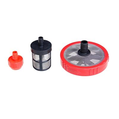 China Quick Connector 1/2 Inch Plastic Joint Filter Barbed Plastic Inlet Filter For Washing Machine for sale