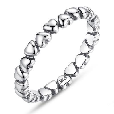 China 2021 NEW Genuine 925 Sterling Silver Forever Love Heart Finger Ring Original Jewelry Gift GLOBAL BUY Fashion/FESTIVAL for sale