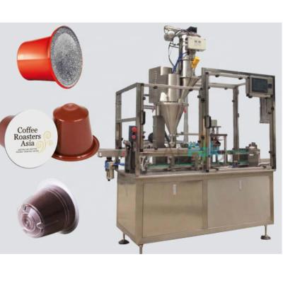 China Espresso Chemical Automatic Pod Filling And Sealing Machine Weighing Filling Sealing for sale