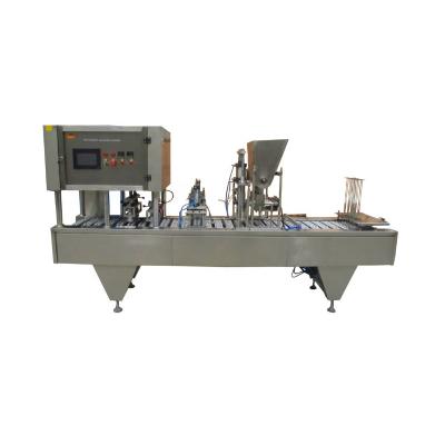 China Chemical Semi Automatic Sealing And Filling K Cup Machine Weighing Filling Sealing for sale