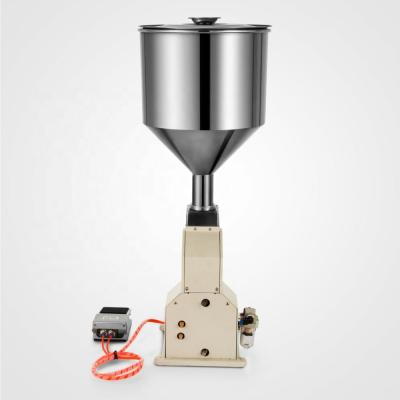 China Small Pneumatic Liquid Food Paste A02 Honey Filling Machine Hand Filling Machine for sale