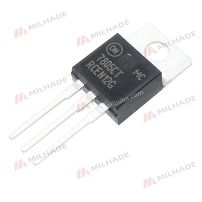 China - Good quality 7805 chip 7805CT Three-terminal voltage regulator transistor MC7805CT TO-220 for sale