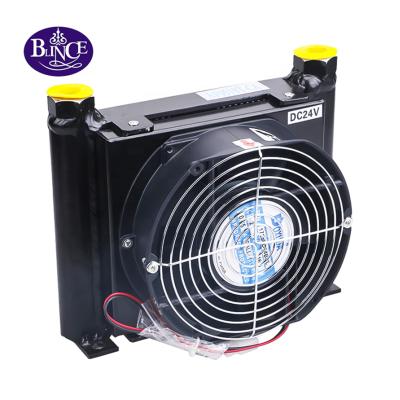 China Heat Transfer Cooling AF1025T-CA 25L/min Hydraulic Small Fan Air Cooled Oil Cooler With 12v/24v for sale