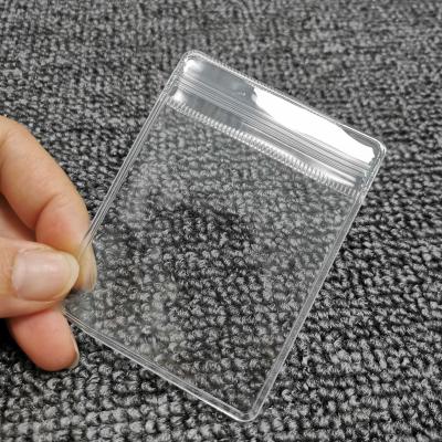 China BIODEGRADABLE Clear PVC/Eva Zip Lock Jewelry Bag For Gift Packaging Bag Self Seal Pouch for sale