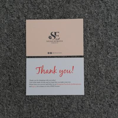 China Gift.Shopping.Food.Candy. Agriculture Guangzhou Business Paper Supplier Customized Card Thank You Customer Card for sale