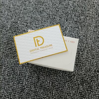 China paper & New Cardboard Design Business Card Copperplate Embossed Card for sale