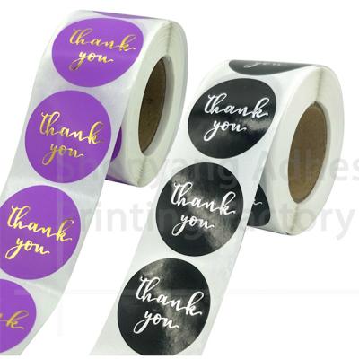 China Wholesale Waterproof Thank You Small Business Sticker 500 Stickers for sale