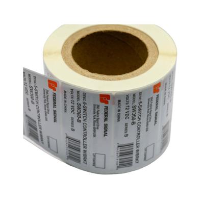 China High Temperature Resistance Waterproof Printing Industrial Data Label for sale