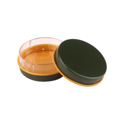 China Environmental Friendly Products Pretty Round Tin Box For Cosmetic Lip Balm Container Tin Can Container for sale