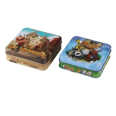 China Recycled Materials Wholesale Advertising Custom Design Adult Game Card With Customized Tin Box for sale