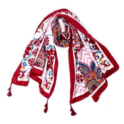 China Each color must buy multiples of 10 premium temperament ladies refine cotton shawl scarves for sale for sale