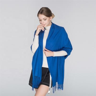 China Wholesale Custom Warm Elegant Winter Fashion Tassel Simple Scarf European American Soft Shawls Ladies Scarves For Women for sale