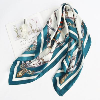 China Each color must purchase multiples of 10 support custom design discount silk chiffon hair scarf for sale