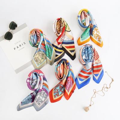 China Each color need to buy multiples of real 10 China manufacturer Large Square Head Wrap Silk Bandana Scarf for sale