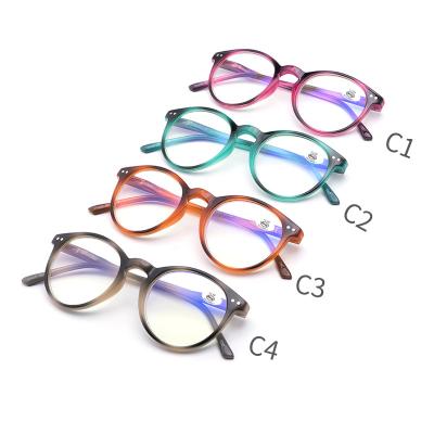 China Anti-Blue-Ray Retractable Reading Glasses Around Retro Fashion Reading Mirror Watch Mobile Phone With Sling Spot Wholesale for sale