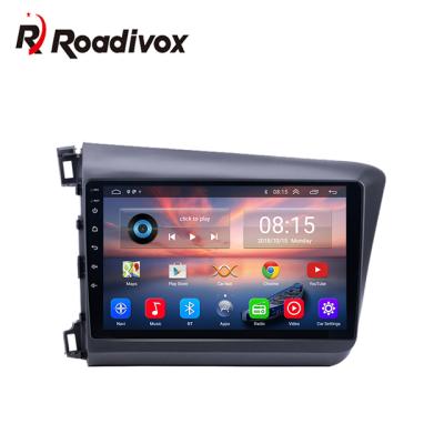 China GPS 2 Din Android Car Gps Navigation Car Radio Multimedia Stereo 10.0 Video DVD Player 10.0 Forhonda CIVIC LHD 2012 2013 for sale