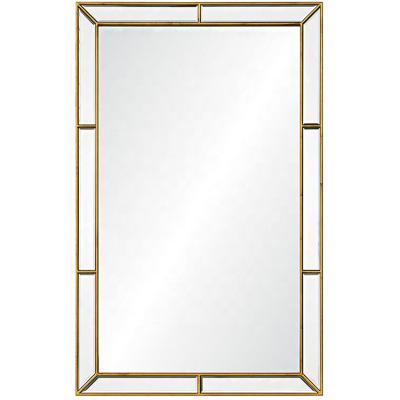 China Wholesale Antique French Rectangular Wall Mirror Large Size Decorative Mirror Wall Mirrors for sale