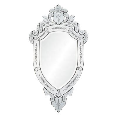 China Large Silver Mirror Design Special Handmade Classical High-end Handmade Shaped Special Baroque Mirror for sale