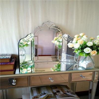 China Irregularly Shaped Handcrafted Frameless Wall Mounted Mirror for Home for sale