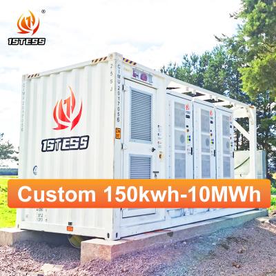 中国 液体冷却 ESS 5MWh エネルギー貯蔵容器 20ft 40ft 1MW リチウム電池 エネルギー貯蔵システム容器 販売のため