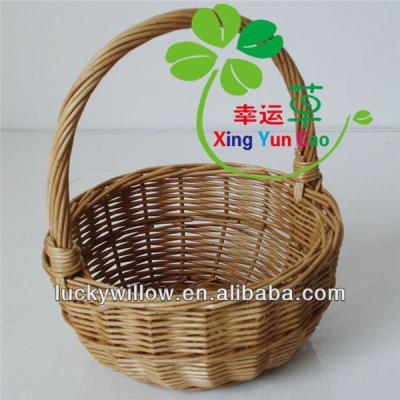 China China Delicate Cheap Small Wicker Basket With Handle Wholesale for sale